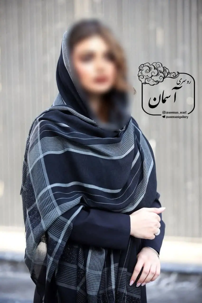 🖤کالکشن مشکی محرم روسری آسمان 🖤

