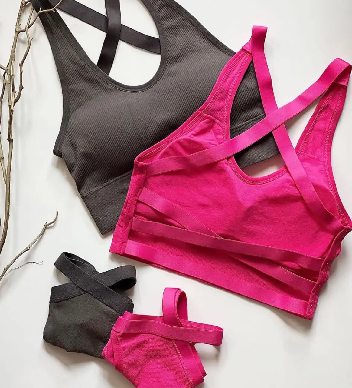 🌸ست کراپ و شورت🌸
