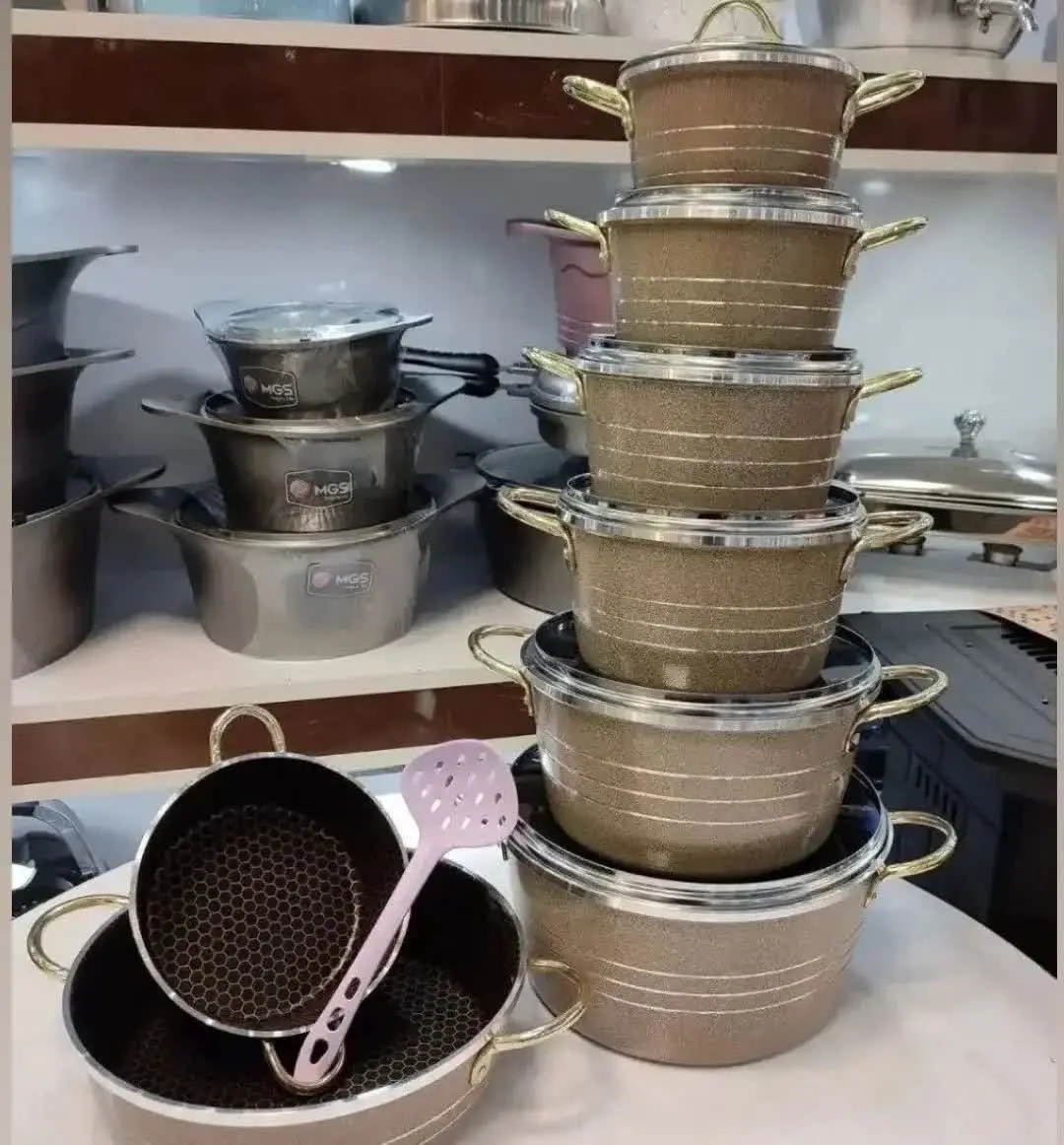 ️سایز قابلمه ها =۱۴/۱۶/۱۸/۲...