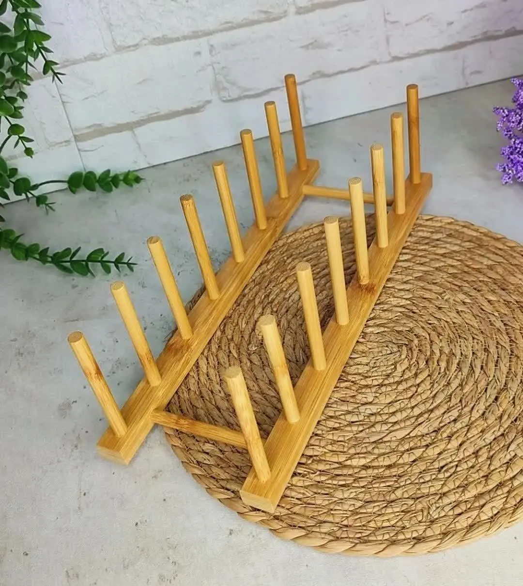 📌جا ظرفی وارداتی چوب بامبو😍👆
