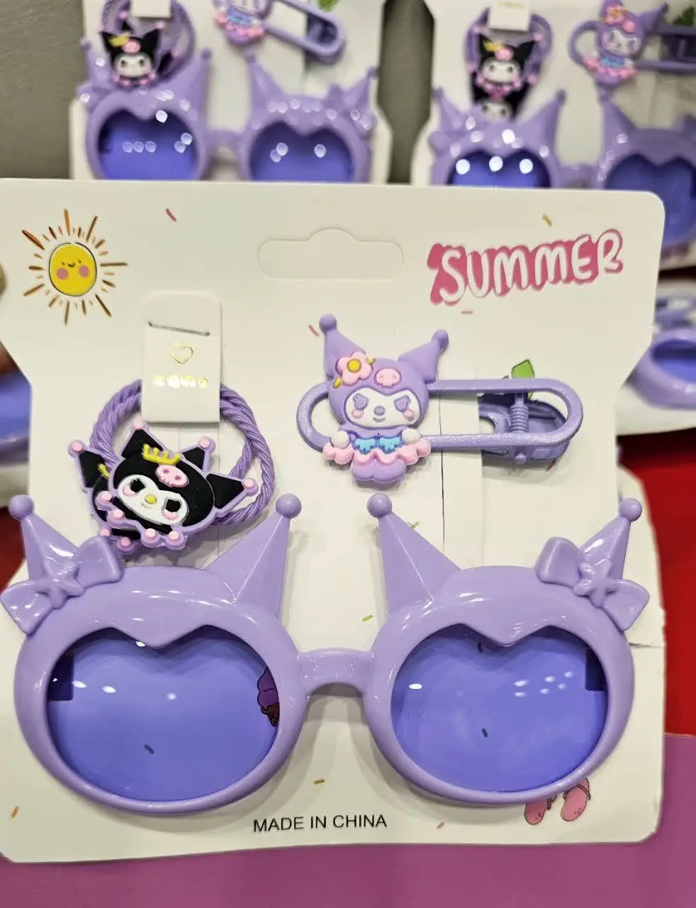 پک گیره و عینک دخترانه کرومی