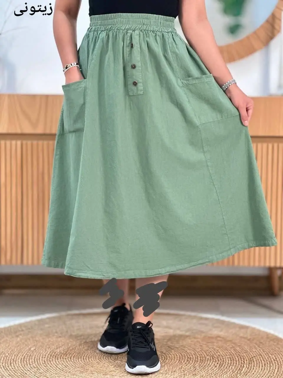 نام: دامن سه دکمه
