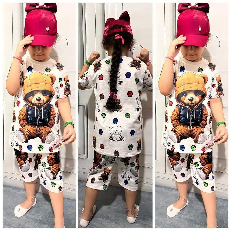 👚نام: ست تیشرت شلوارک خرسی
