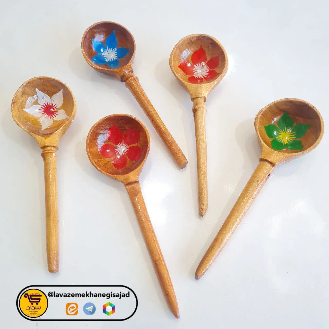 🖊قاشق آجیل خوری چوبی