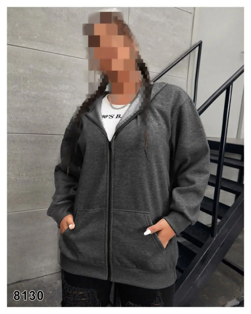 هودی جلو زیپ کلاهدار
