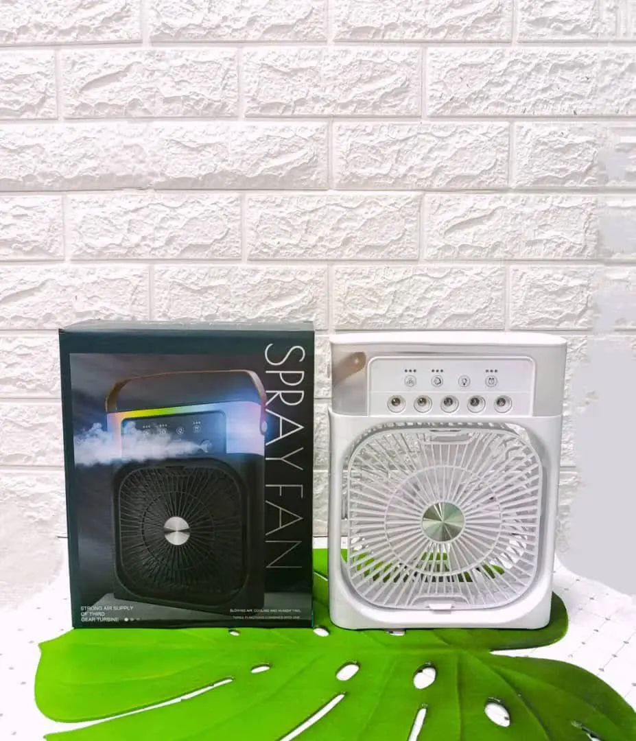 پنکه توربو LED دار پرتابل ۳...