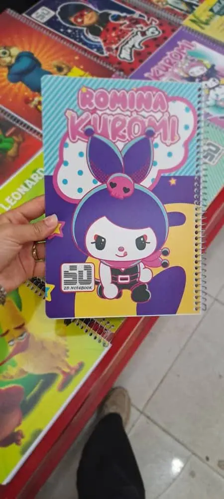 ✅️دفتر نقاشی و خط دار🥰