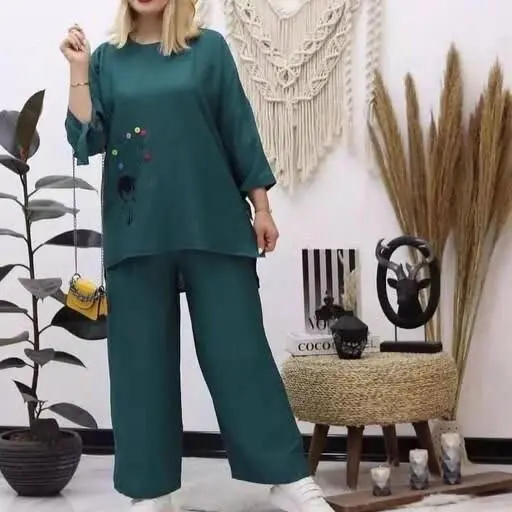 نام: ست تونیک شلوار شانتون 
