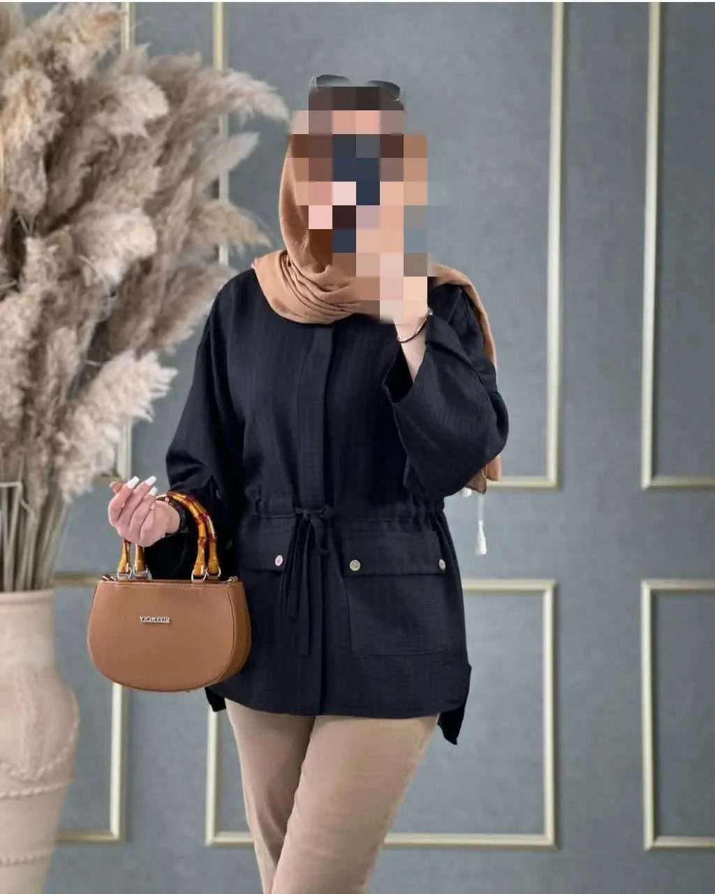 ❤️نام: مانتو مدل آدونیس🏴 ((ویژه محرم)) 🏴
