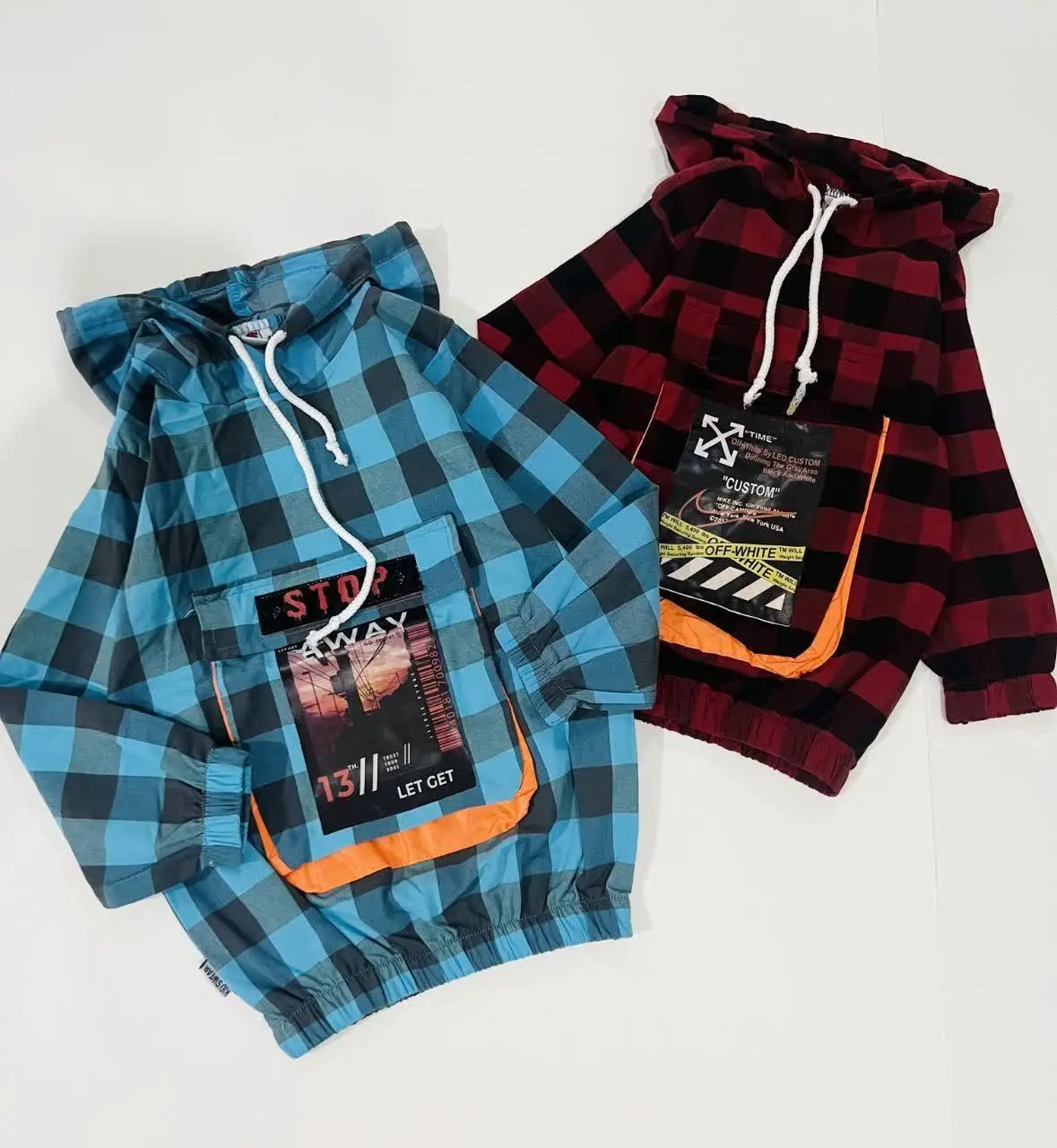 💞 هودی اسپرت پاییزی چهارخونه💞
