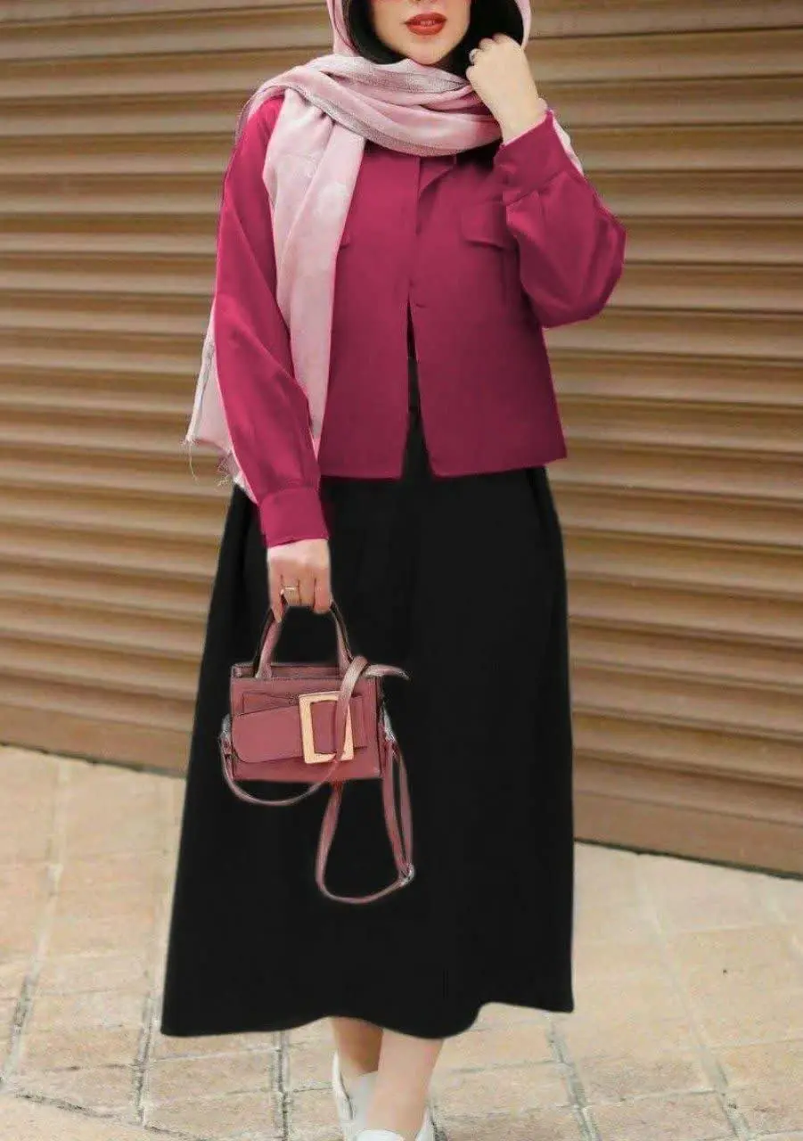 🌙نام: ست کت و سارافون پرنیان
