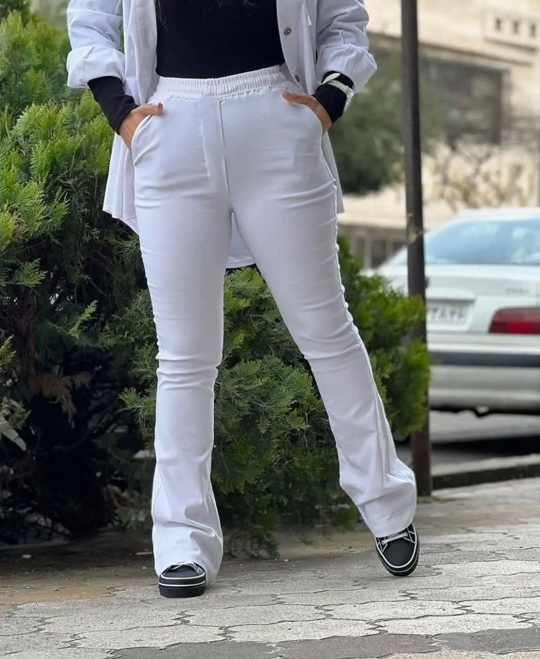 نام: شلوار کتان دمپا 
