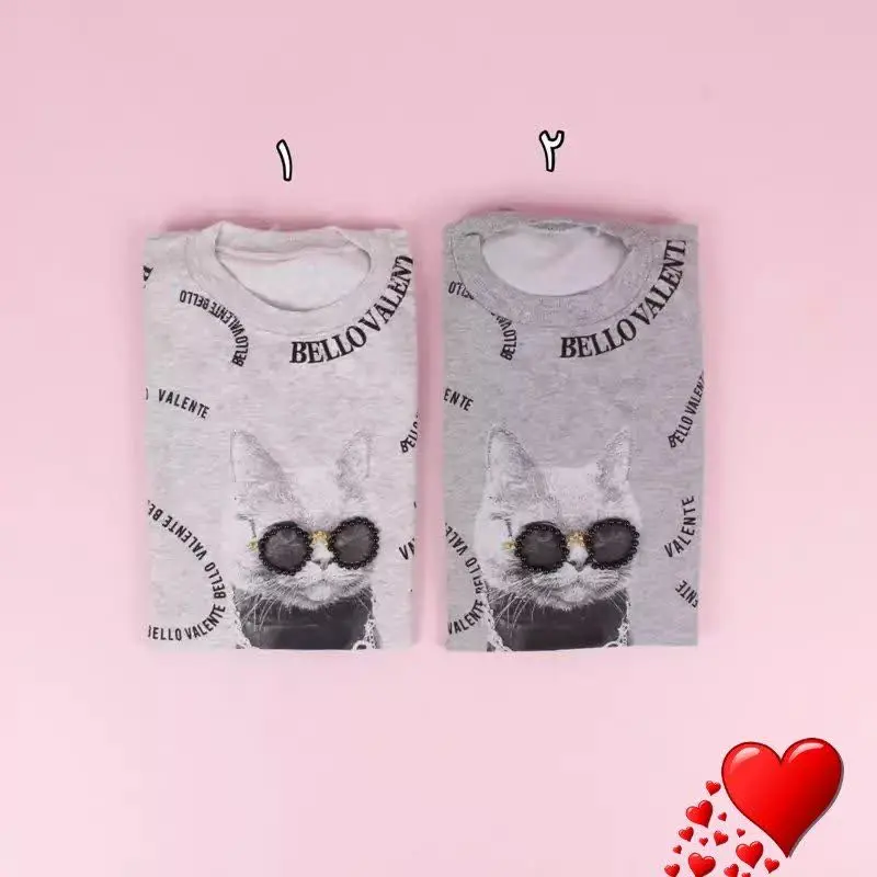 🎀بلوز زنانه طرح گربه