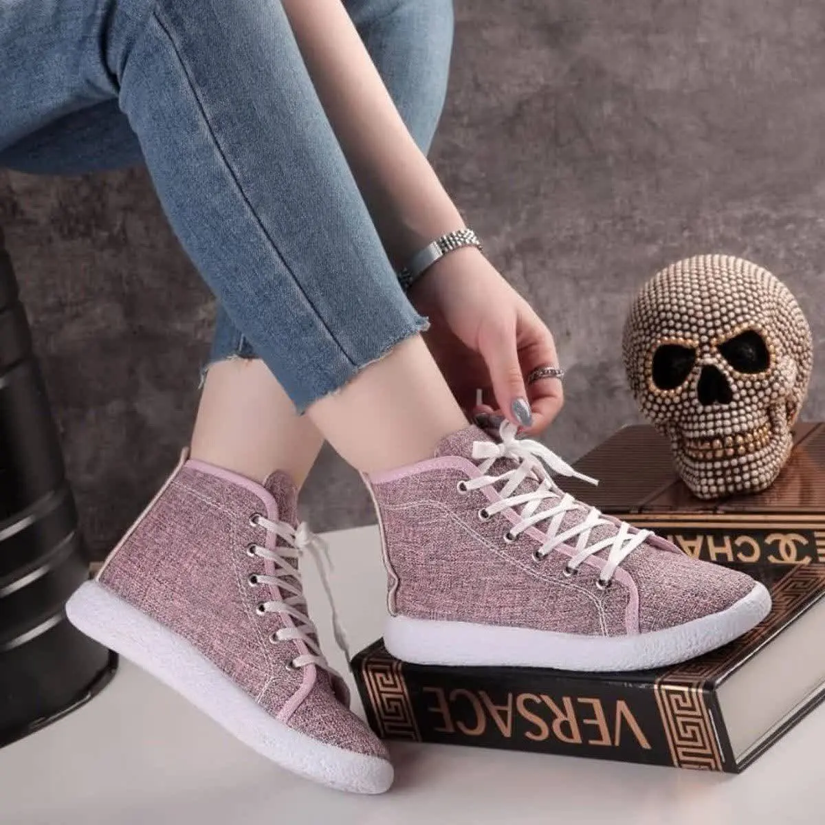 🏆نیم بوت دخترانه صورتی مدل Elena ویژه
