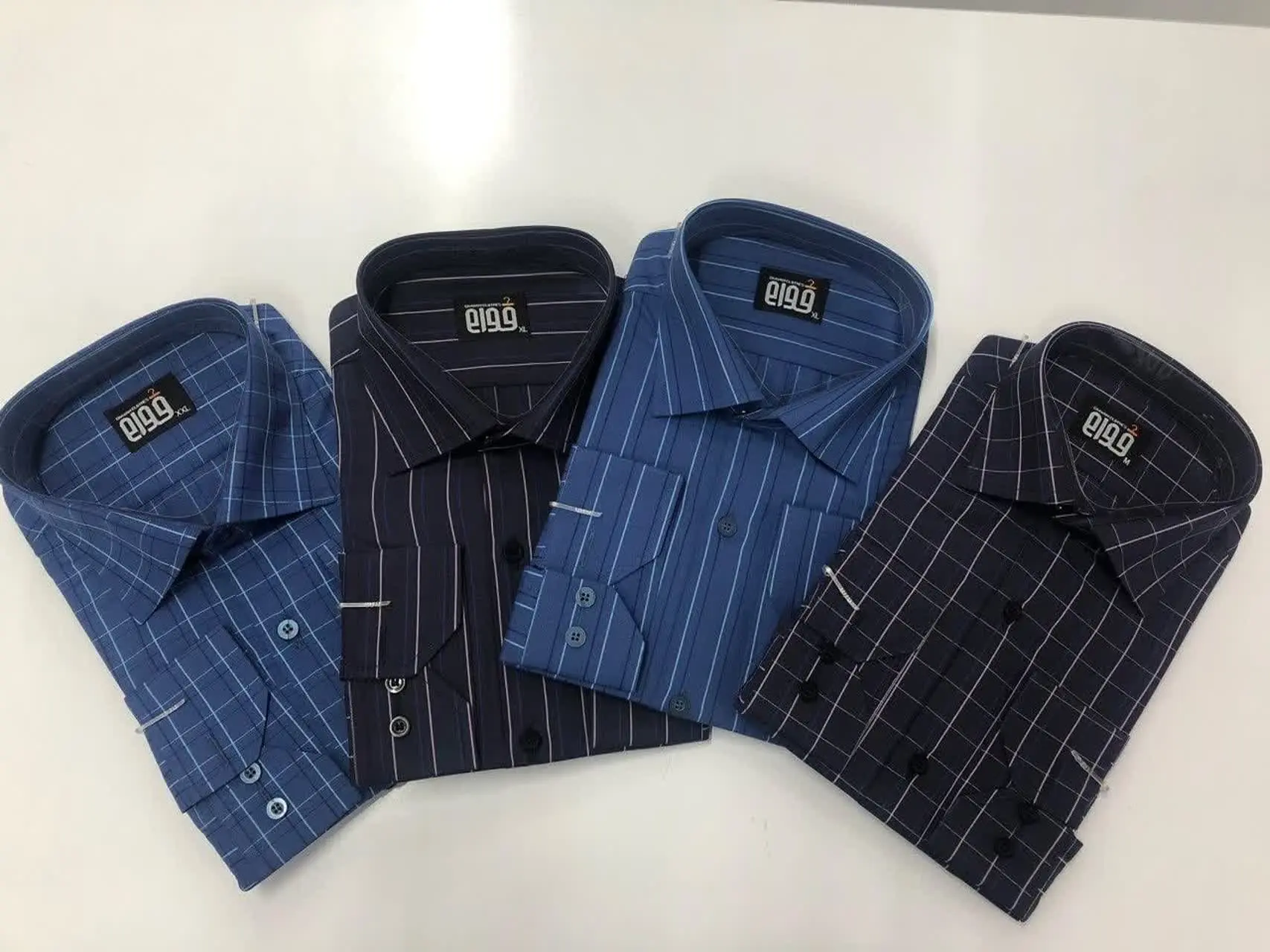 #پیراهن_چهارخانه_ریز_و_خطی 
