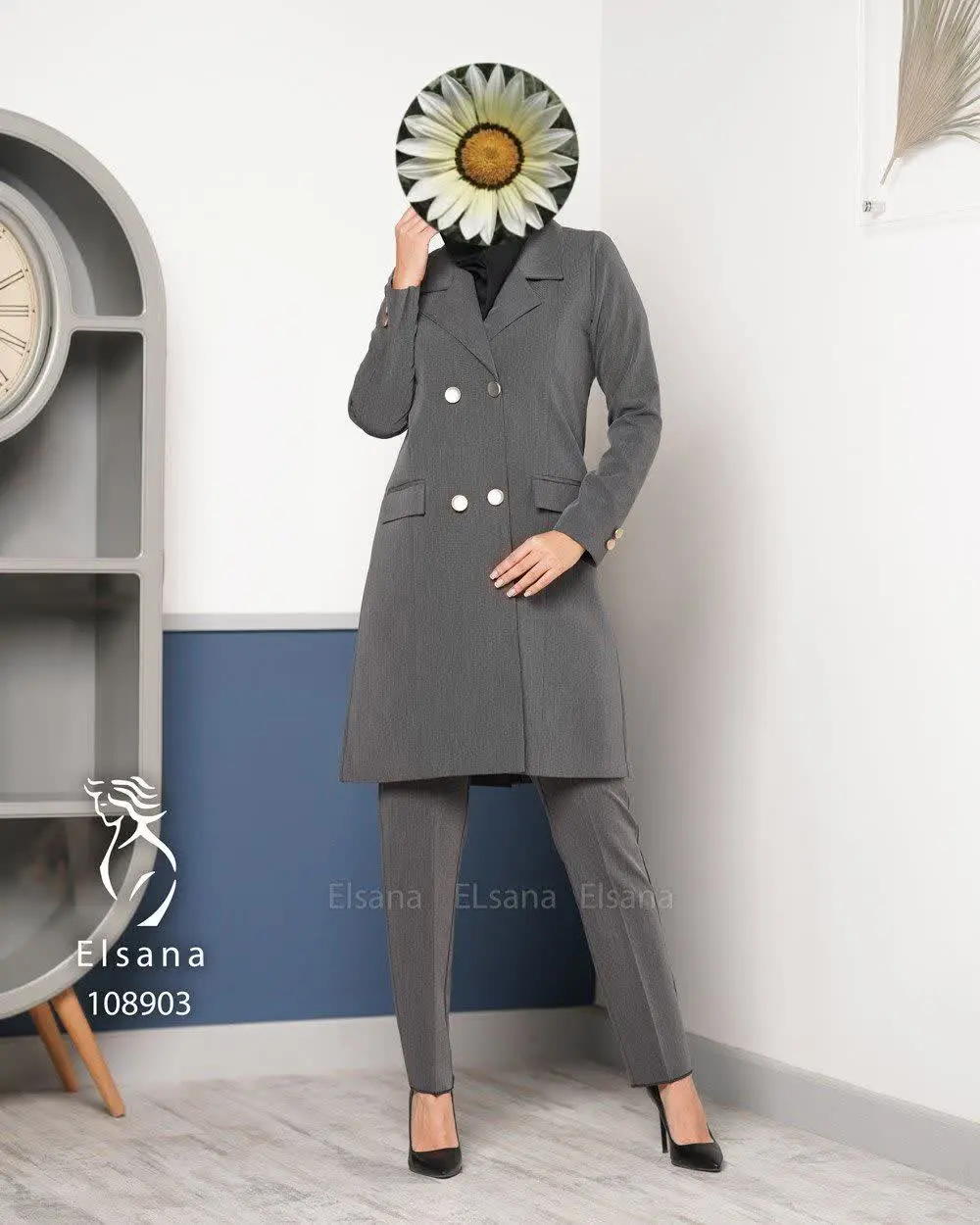 🔺کت و شلوار اداری مدل رویسا
