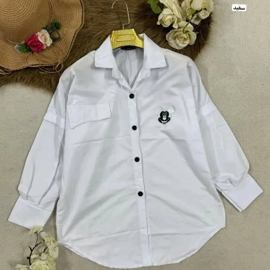 🍃 مانتو شومیزی میکی موس
