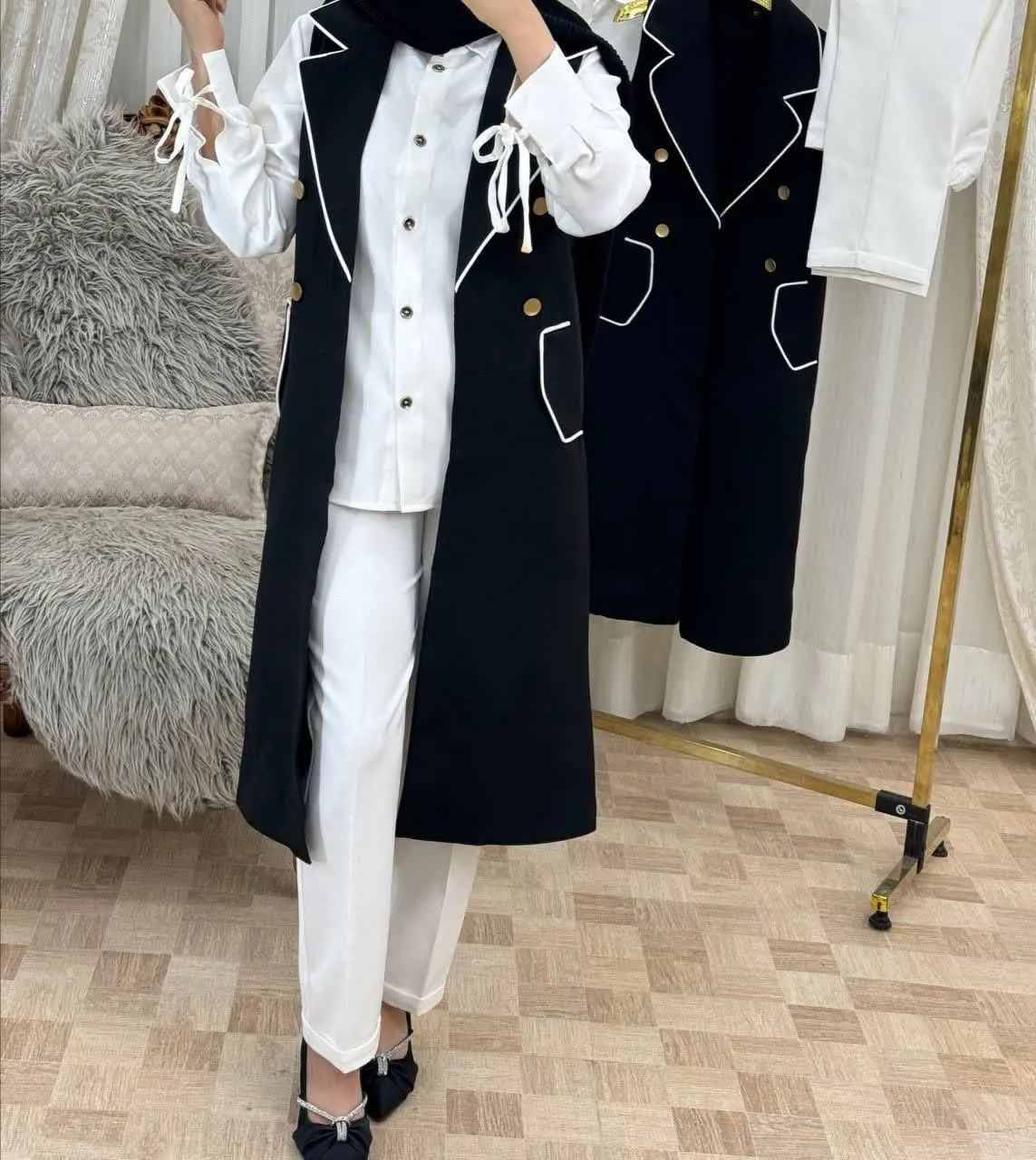 ✨نام: دوتیکه وست و شومیز شکوه (❌ارسال ۱۲ روزه) 
