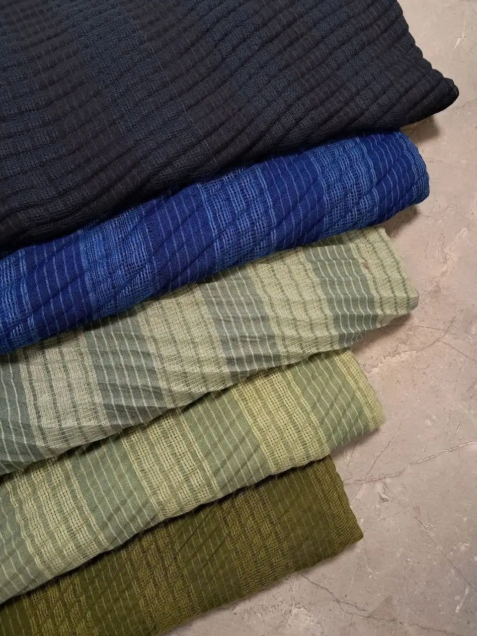 ☘ شال نخی پلیسه حصیری🤩