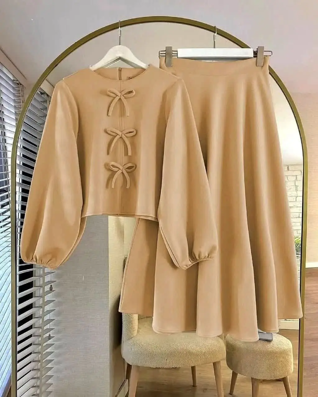 🦋نام محصول: شومیز دامن آریانا 🎀
