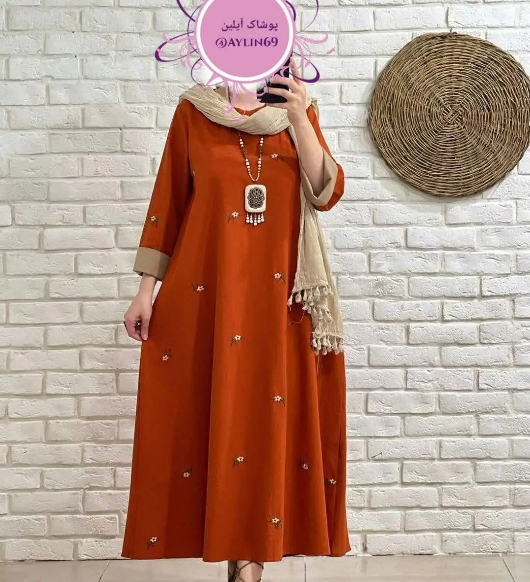 مدل پیراهن گل یخ 🌸🌾
