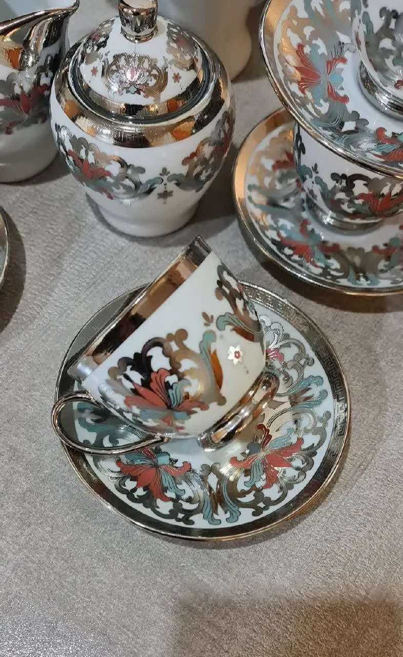 ۱۷پارچه چایی خوری 👌
