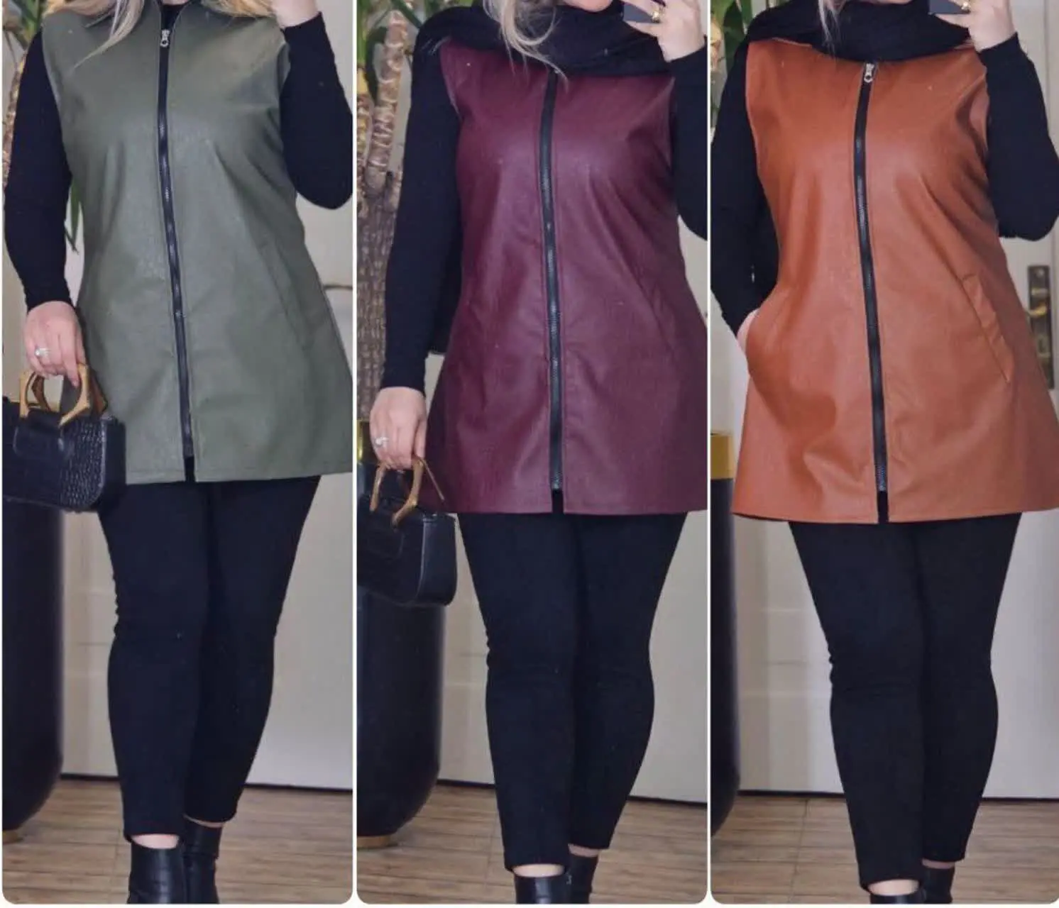 ❤️نام: وست چرم مدل لالیک
