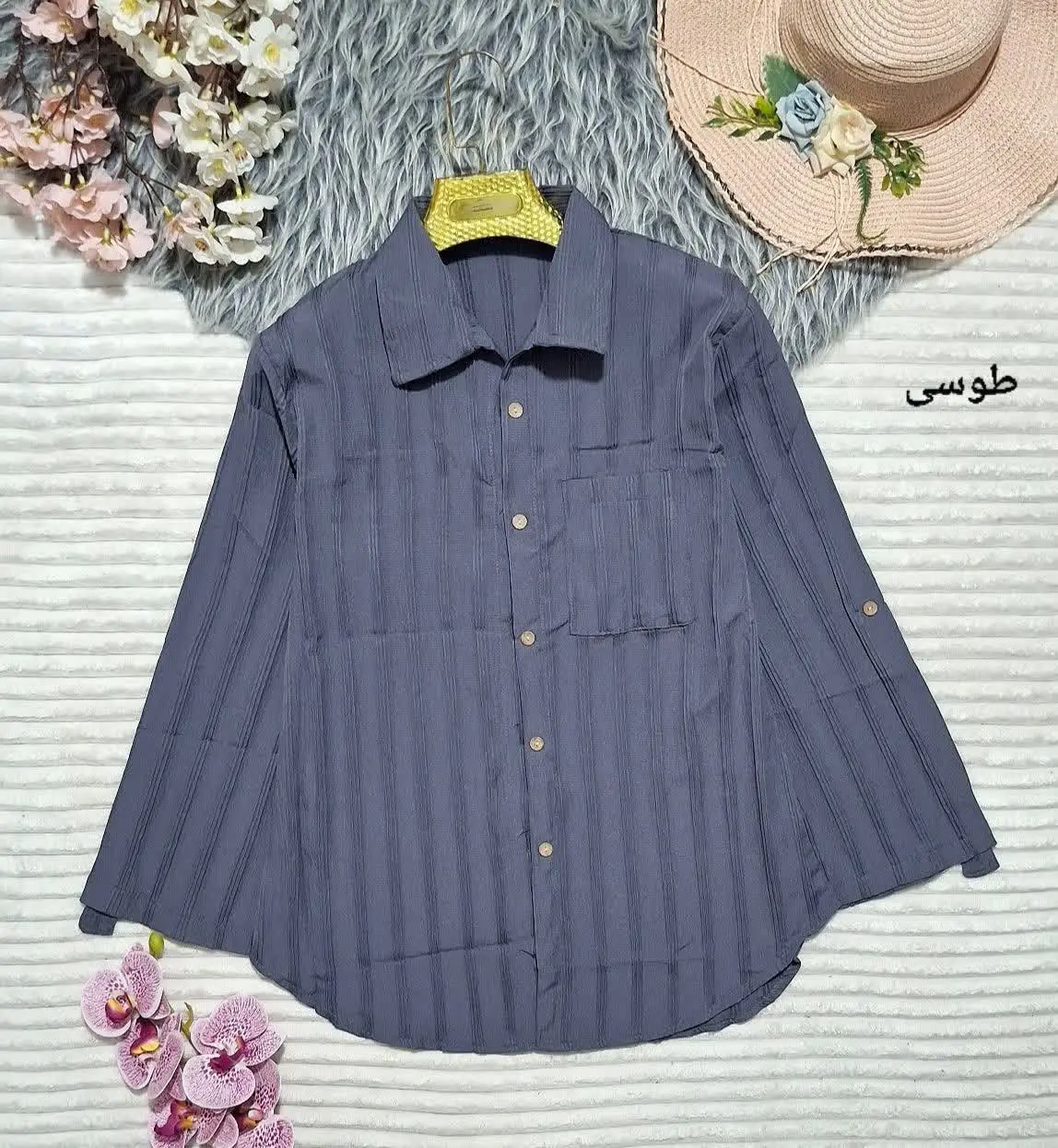 شومیز مانتویی تک جیب ۲۹
