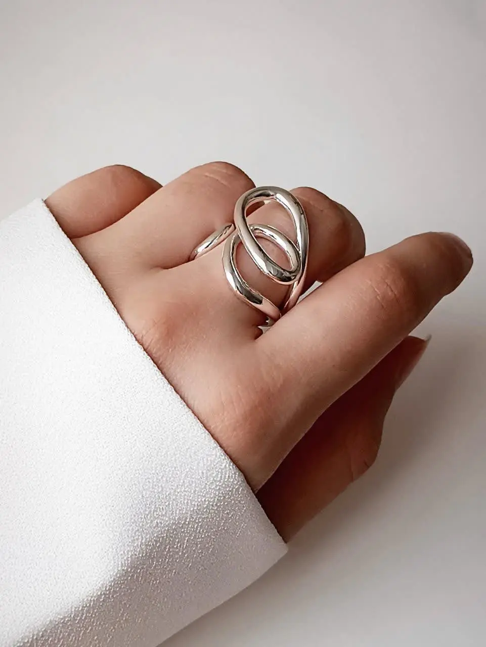 انگشتر ترند آبکاری نقره😍