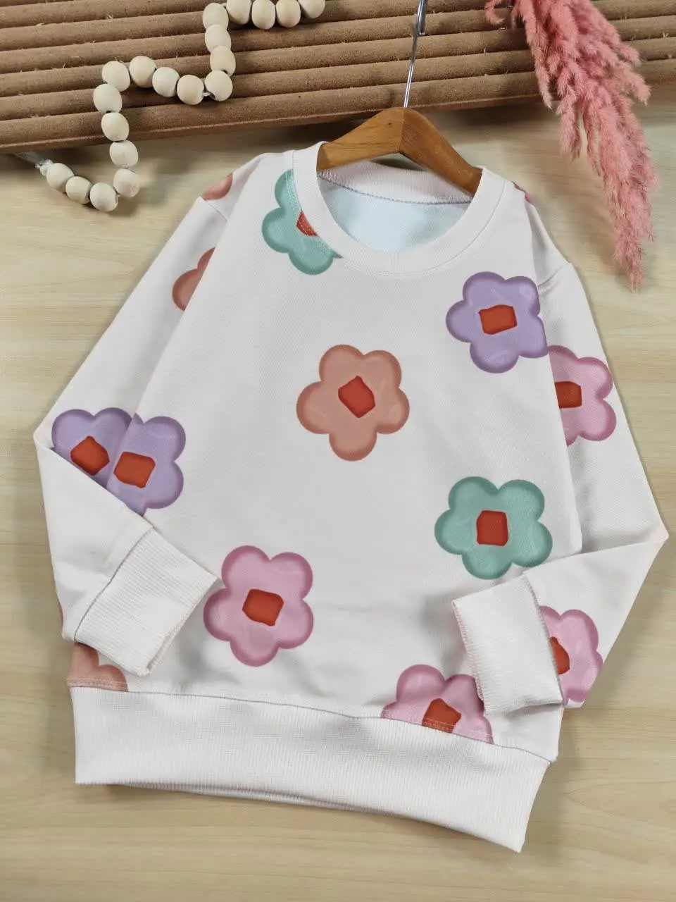 بلوز تک گل مربع