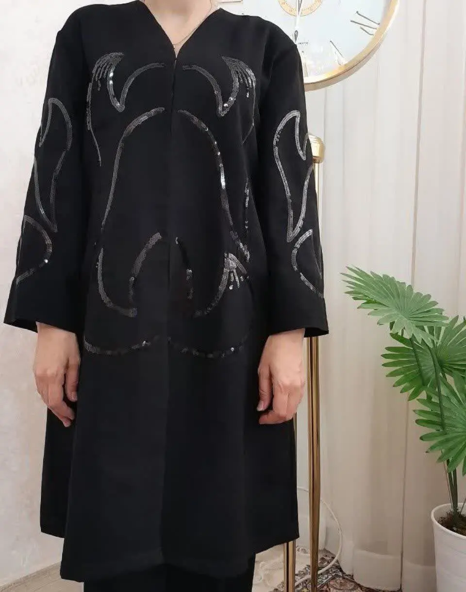 مانتو شانتون پولک دوزی 
