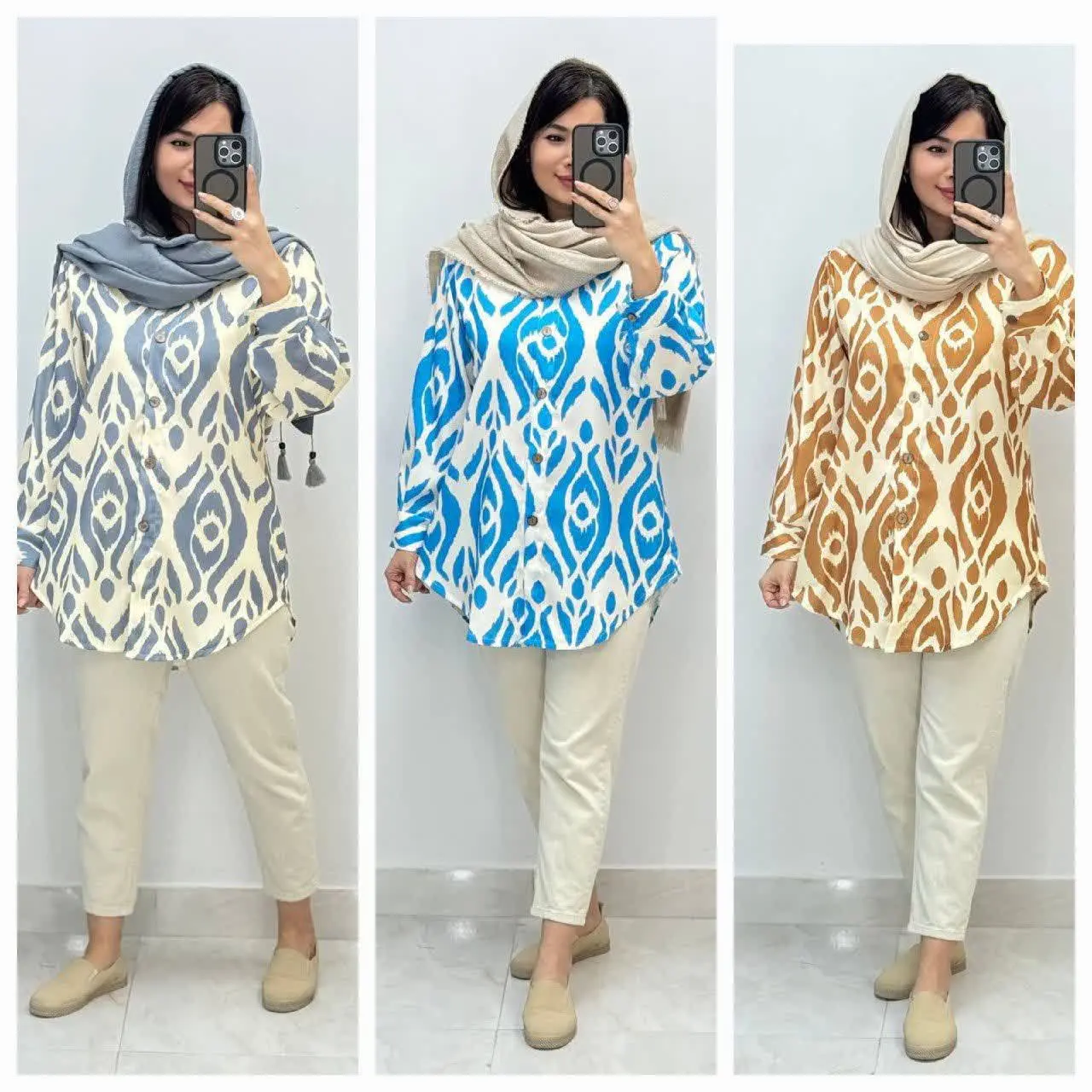 🌻نام: شومیزمانتویی رنگین
