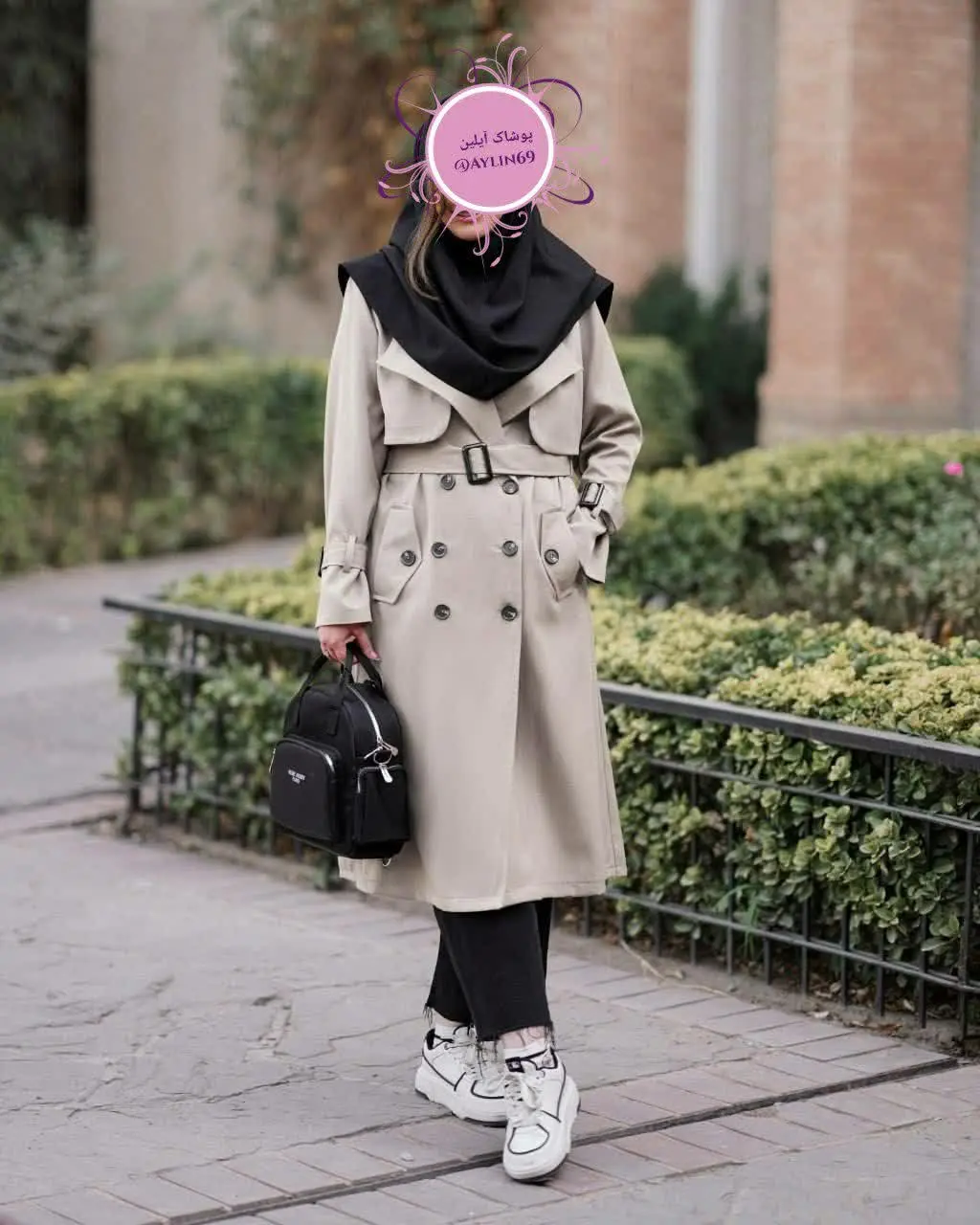 ⚜️ مدل: یقه e ماکسی شنل دار
