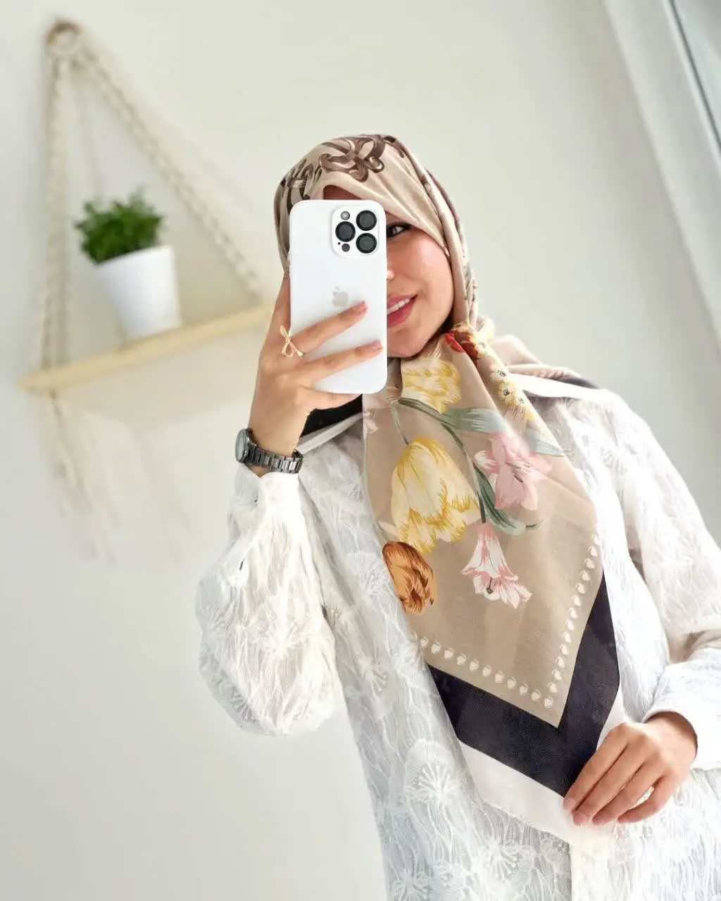 روسری ابریشم توییل 🌻