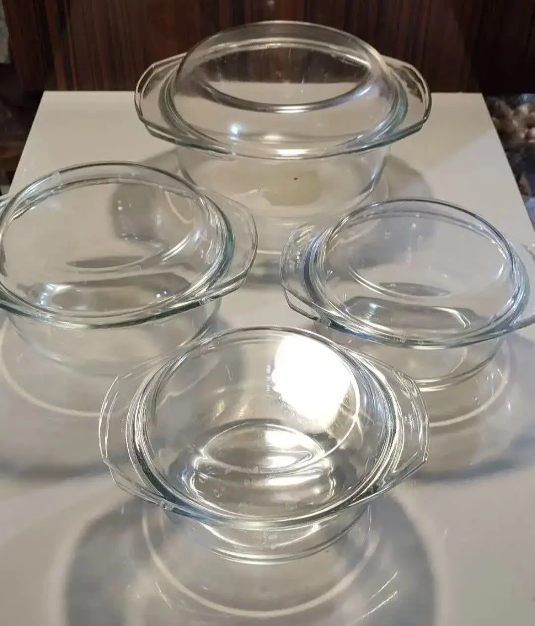 قابلمه۸پارچه پیرکس فرانسه