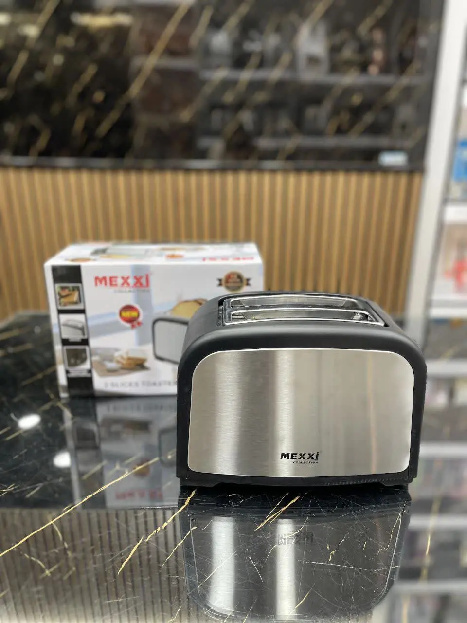 توستر نان تمام استیل MEXXI💥