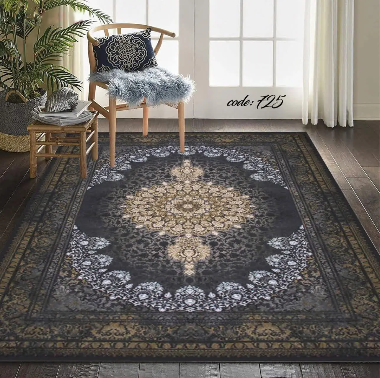 #فرشینه ترمزدار ۴ لایه ریشه دار (فرش لایت) کد ۷۲۵ A
