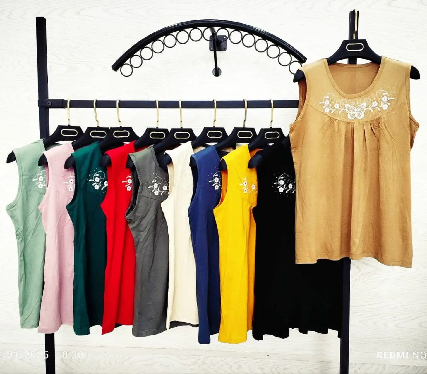 نام: تاپ جلوچین پروانه گلدوزی
