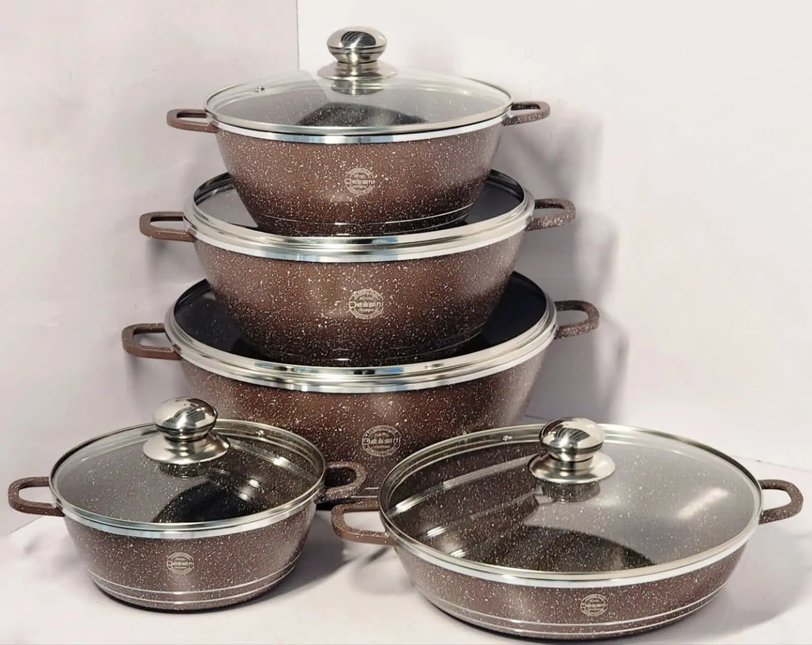 #سرویس قابلمه ۱۰ پارچه چدن🍓
