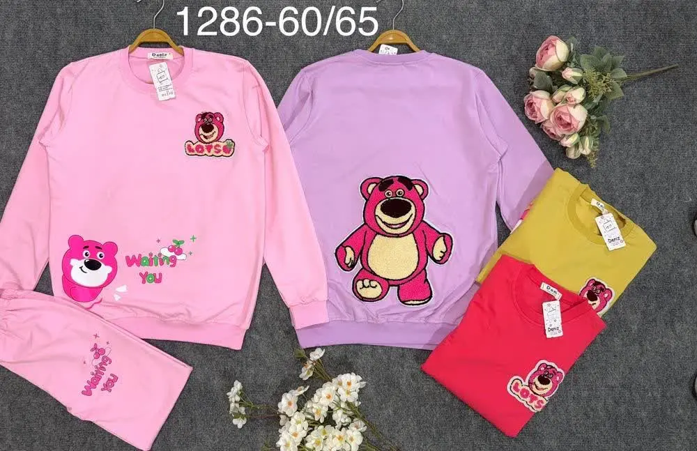 ✴️ ست بلوز و شلوار دخترانه خانگی شیک و لاکچری ✴️
