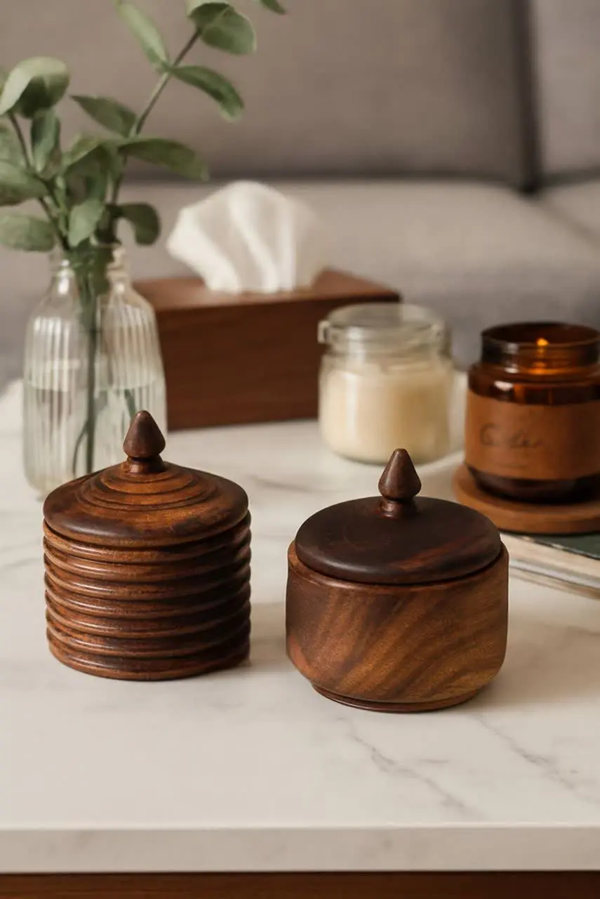 💥قندان چوب گردو💥