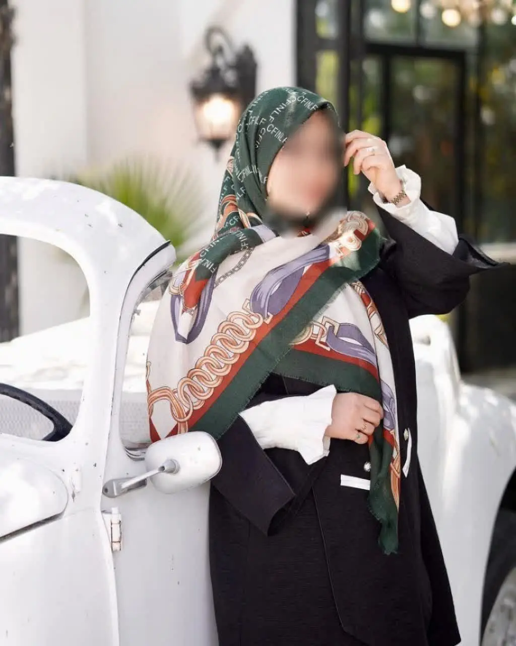 روسری سیا اسکارف
