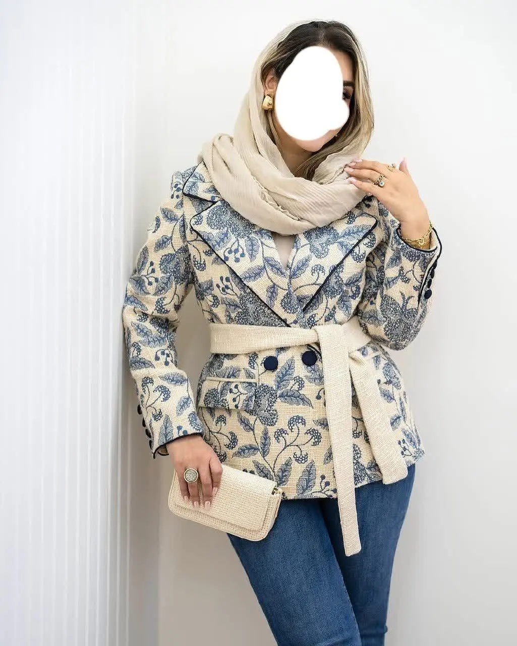 🌷نام: مانتو مزونی مگنولیا 
