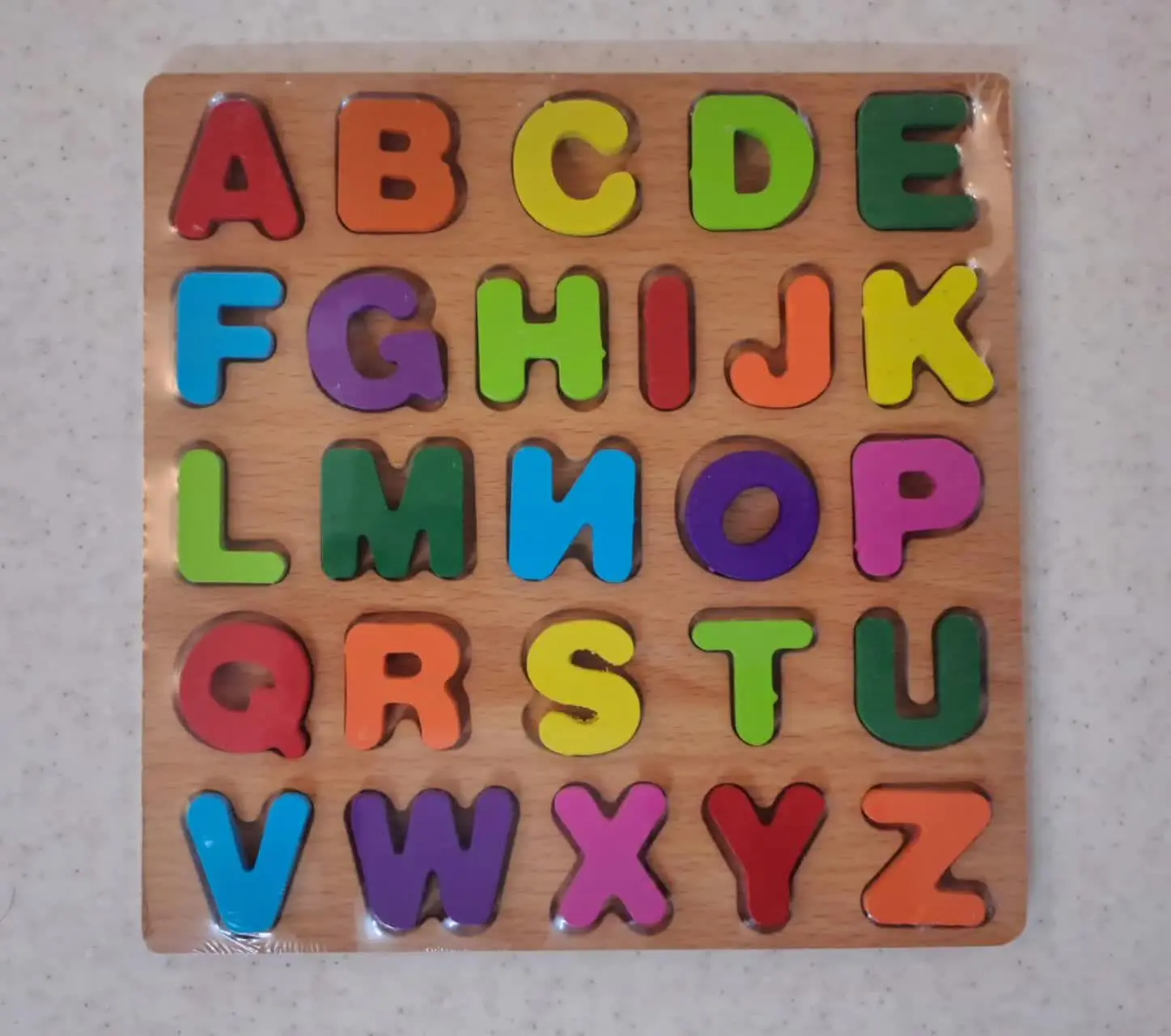 نام: پازل چوبی حروف انگلیسی
