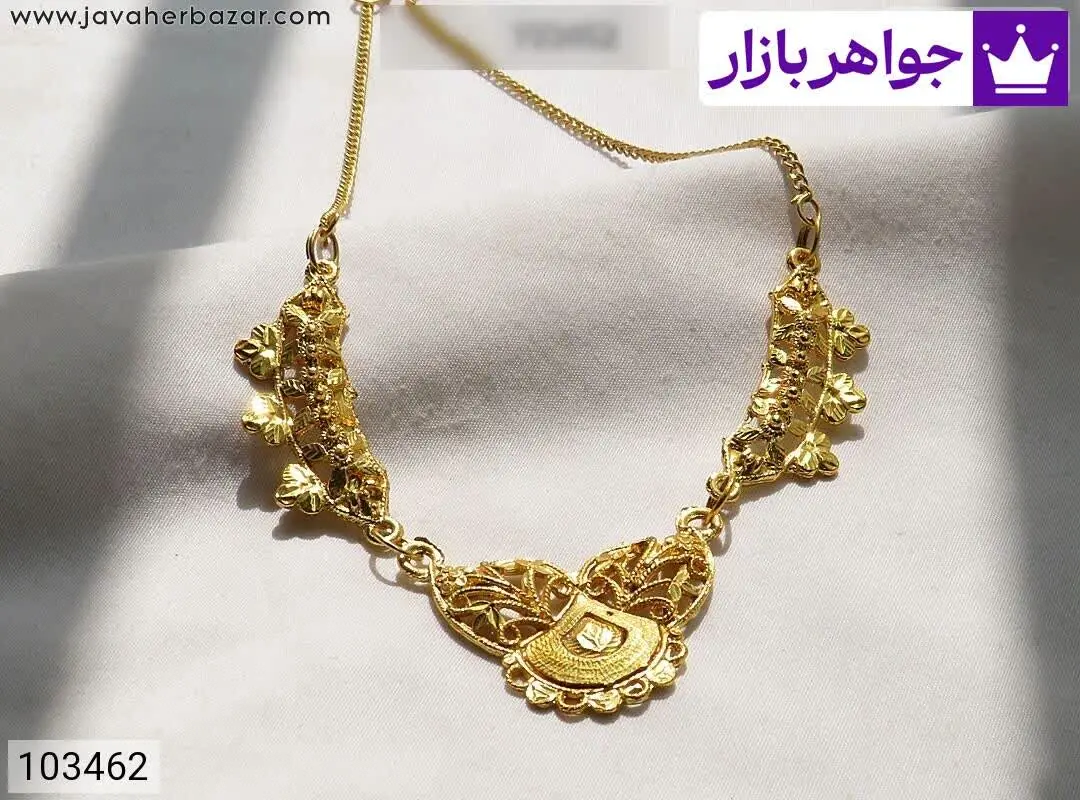 سینه ریز طلا هندی - کد ۱۰۳۴۶۲
