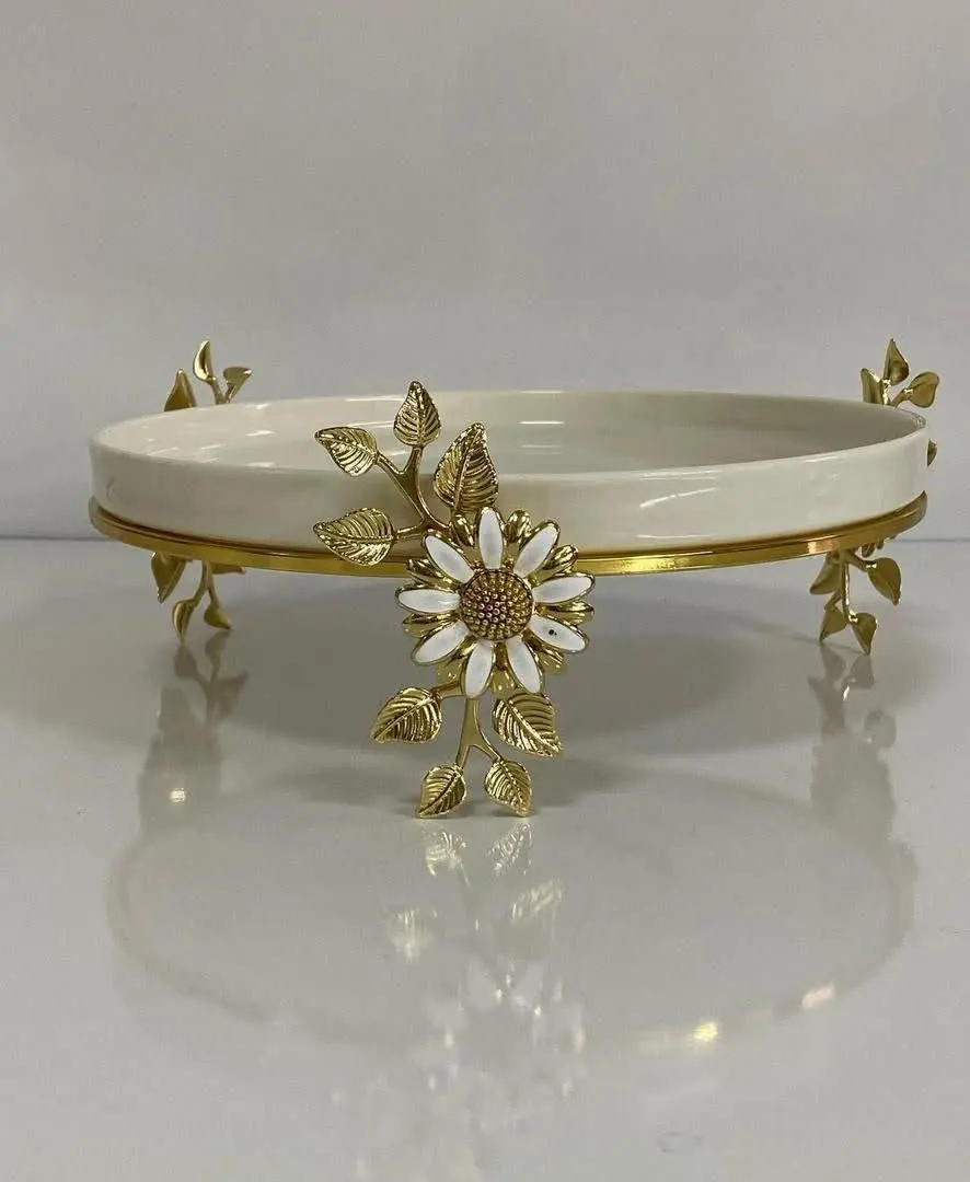 ظروف پذیرایی طرح گل 
