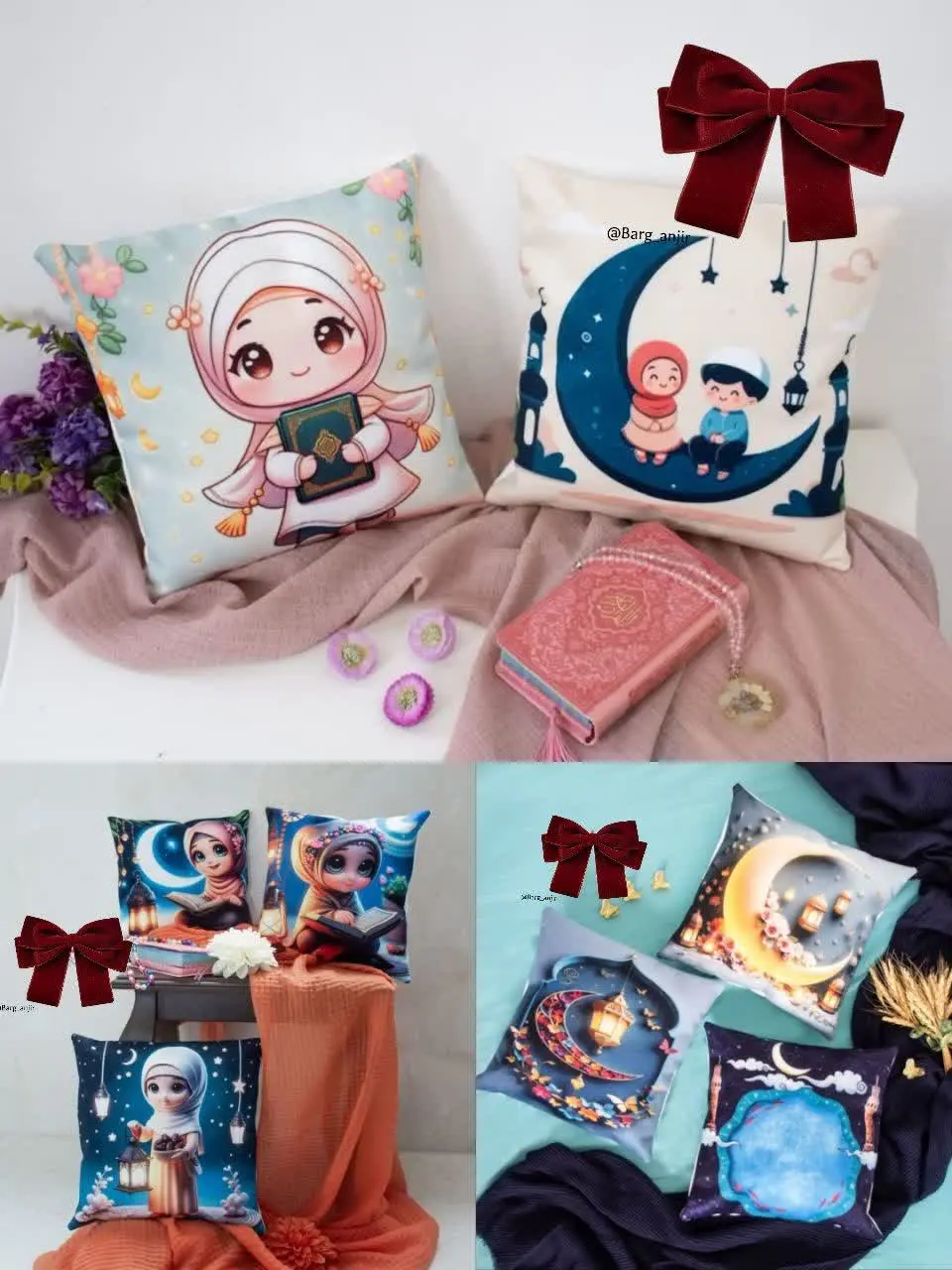 ششمین محصول کوسن‌های ماه رمضان خیلی خاص و دوست داشتنی رو مخصوص این ماه مبارک آوردیم😍❤️
