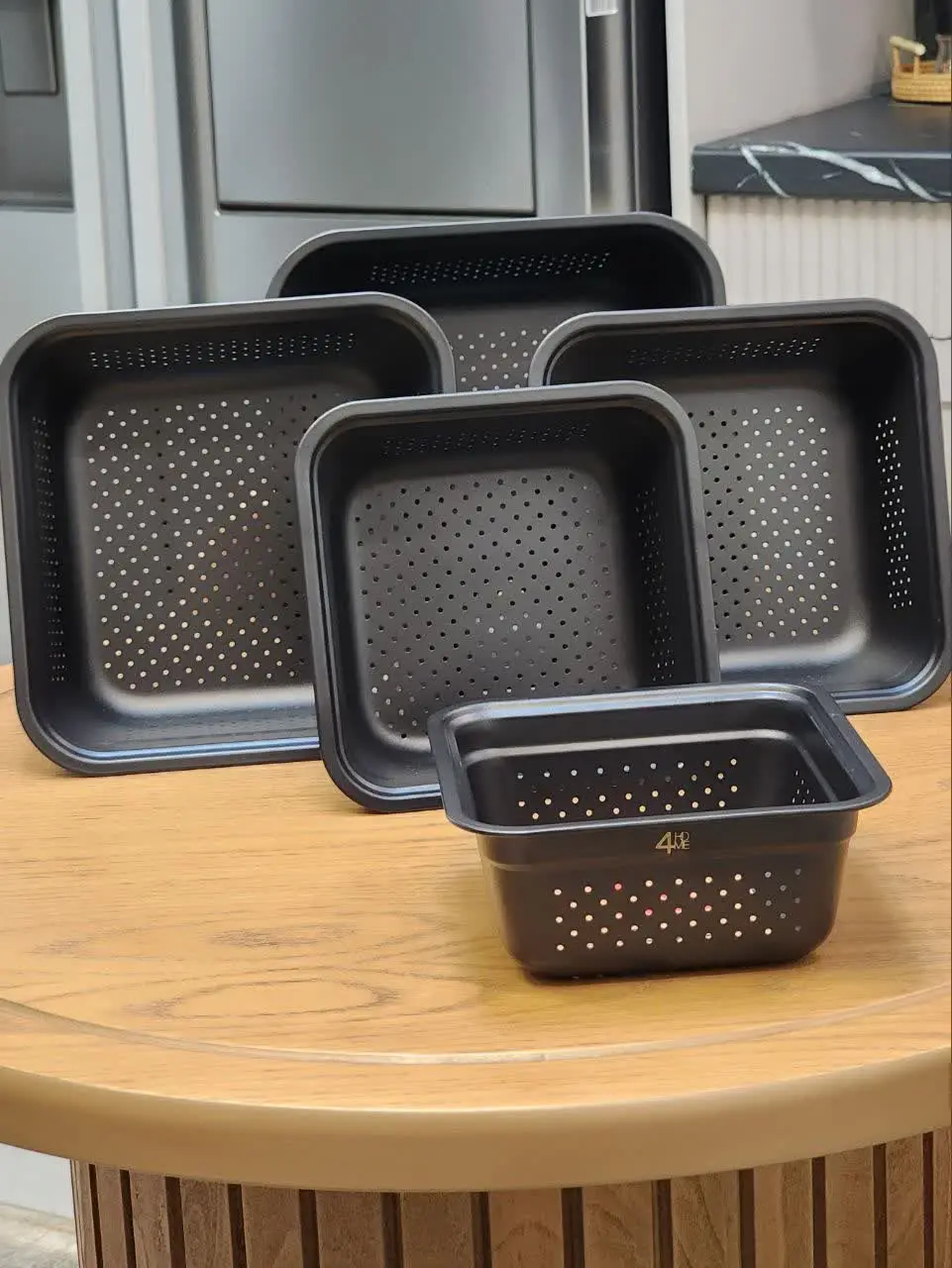 آبکش پنج سایز استیل