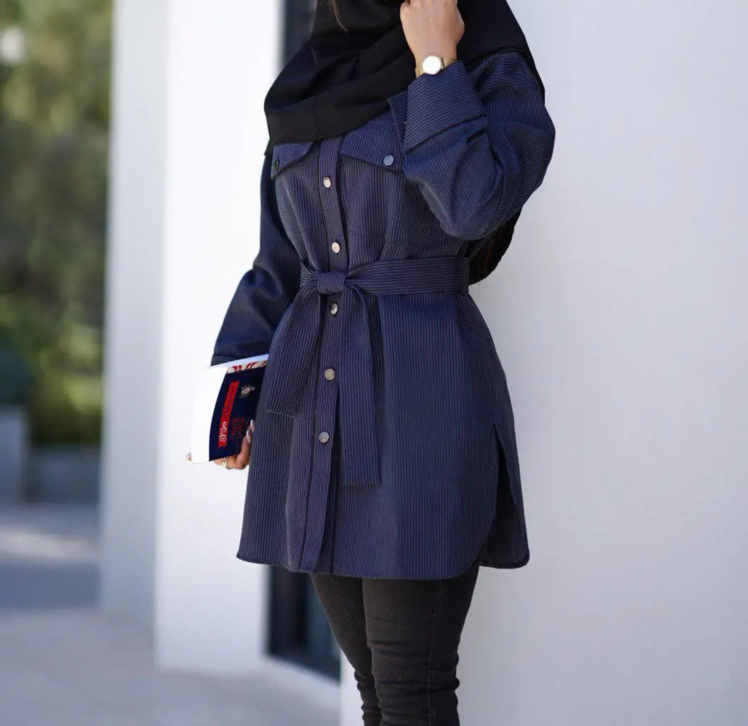 🔶️مانتو دیپلمات کوتاه - مغزی دوزی
