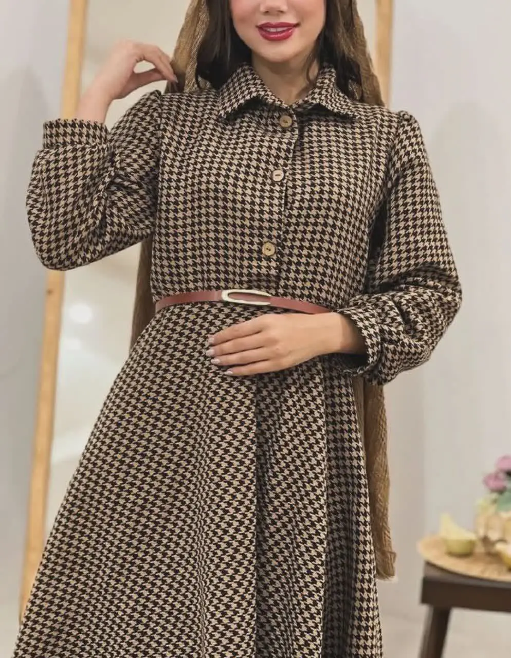 👚 نام: مانتو پیراهنی سودا ✅